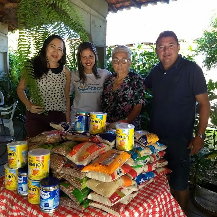 CRCPI entrega 100 kg de alimentos ao Lar da Esperança
