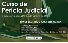 Inscrições abertas para o Curso de Perícia Judicial